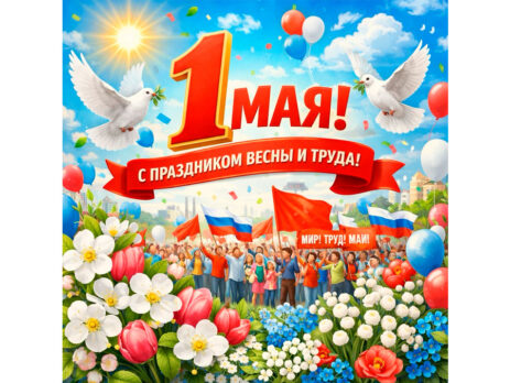 Поздравляем с 1 мая!